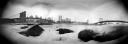 Pinhole Photograph: Brooklyn: Manhattan Skyline, 2004
